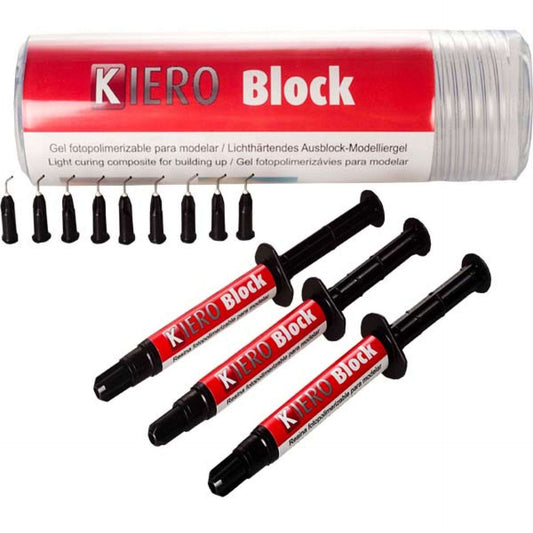 Gel de fotopolimerização Kieroblock 3X 3Gr.