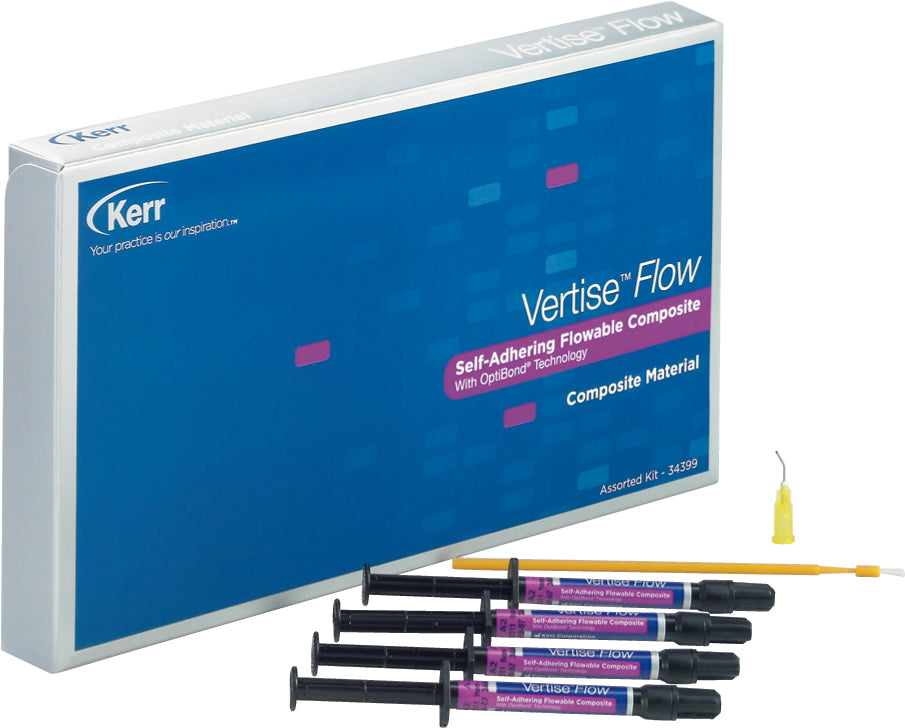 Compósito Vertise Flow Assorted Kit 4 Seringas x 2 g A2, A3, A3,5, Uni. Opaco